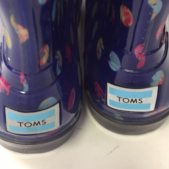Brand New TOMS Rain Boot Size 1 - Picture 4 of 7
